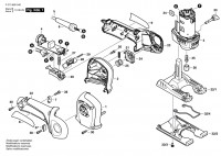 Bosch F 013 680 045 6800 Rotary Tool 230 V / Eu Spare Parts